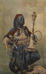 Nubian med et vandrør, 1862