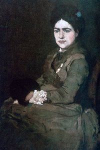 Fru Munkacsy, c1864-1900 af Mihály Munkácsy