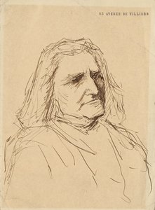 Portræt af Franz Liszt 1811-1886, 1880