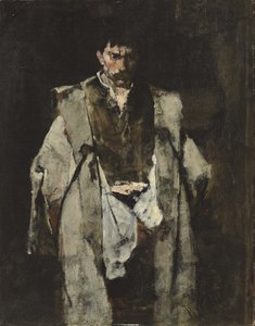 Vagabond om Natten; En natvandrer, af Mihály Munkácsy
