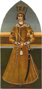 Portræt af Prins Abbas Mirza af Mihr Ali