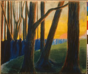 Begravelsessymfoni (III) af Mikalojus Ciurlionis