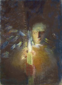 Sandhedens del Ciurlionis, Mikalojus Konstantinas (1875-1911). Pastel på papir, størrelse: 91x66,8
