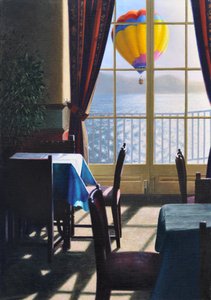 Morning Flight, 2016 (olie på linned) af Mike Briscoe