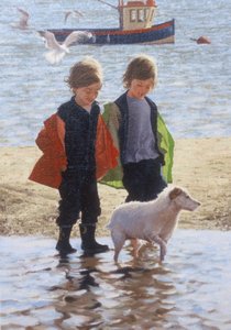 Går tur med hunden af Mike Briscoe