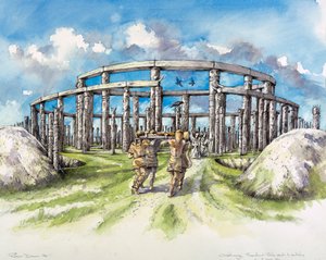 Woodhenge, c25. århundrede f.Kr., c1990-2010