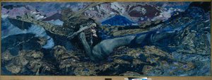 Demon Cast Down, 1902 af Mikhail Aleksandrovich Vrubel