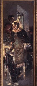 Spanien (Spanien) - Maleri af Mikhail Alexandrovich Vrubel (Vrubel) (1856-1910), olie på lærred af Mikhail Aleksandrovich Vrubel