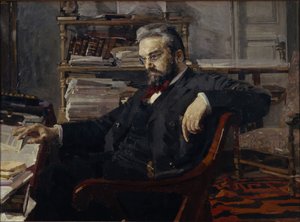 Portræt af Konstantin Dmitryevich Artsybushev 1849-1901, 1897 af Mikhail Aleksandrovich Vrubel