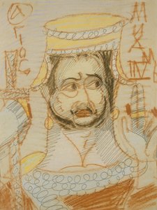 Ærkeenglen Sankt Michael af Mikhail Aleksandrovich Vrubel