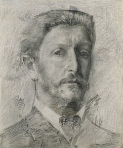 Selvportræt, 1904-1905 af Mikhail Aleksandrovich Vrubel
