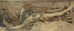 The Demon downcast, 1901 af Mikhail Aleksandrovich Vrubel
