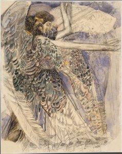 Seraph, 1904-1905. af Mikhail Aleksandrovich Vrubel