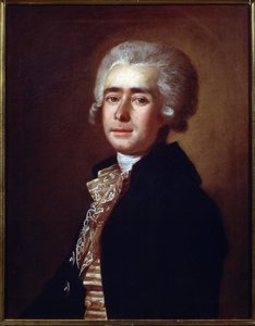 Portræt af komponisten Dmytro Bortniansky (1751-1825) (Portræt af komponisten Dmitry Bortniansky). Maleri af Mikhail Ivanovich Belsky (1753-1794). Olie på lærred, 65,7 x 52,3 cm af Mikhail Ivanovich Belsky