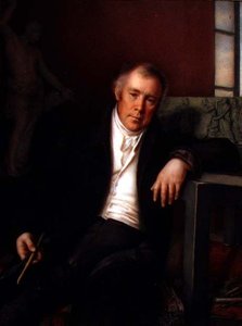 Portræt af Vasili Ivanovich Demut-Malinovsky (1779-1846) 1830 (akvarel og gouache på papir) af Mikhail Ivanovich Terebenev