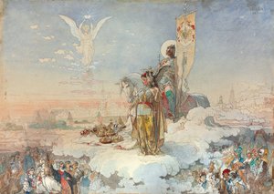 Kroningen af Alexander III, 1883 af Mikhail Mikishchin