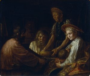 Bondemåltid, 1774 af Mikhail Shibanov