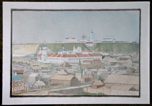 Udsigt over Tobolsk, 1850