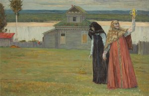 To søstre af Mikhail Vasilievich Nesterov