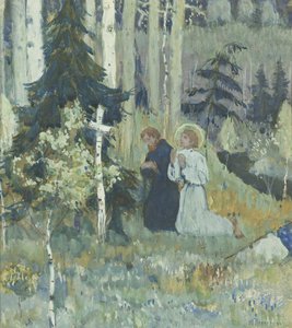 Grundlæggelsen af Trinity-Sergius klosteret
