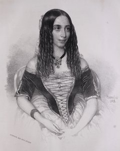 Portræt af Emilia Lemouton (Miklós Barabás, 1845) af Miklós Barabás