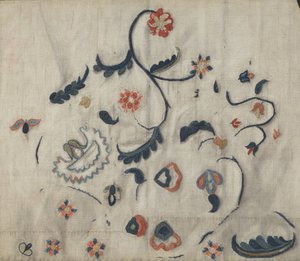Broderet underkjole (Detalje)
