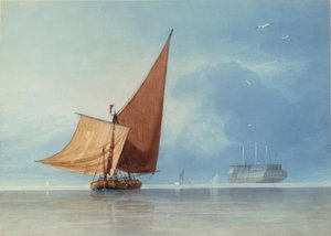 Forsendelse ved indgangen til Medway, Kent