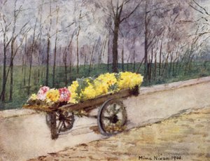 Bulb Time, Haarlem (farve litho) af Mima Nixon