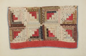 Patchwork sengetæppe af Mina Greene