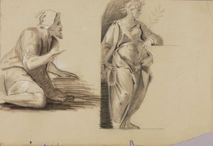 Figur Studier af Miner Kilbourne Kellogg