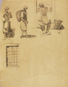 Figurer af bønder af Miner Kilbourne Kellogg