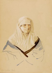Tyrkisk dame af Brusa, n.d. af Miner Kilbourne Kellogg