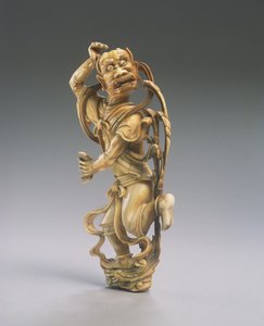 En figur af Kui xing (udskåret elfenben) (se også 272115)