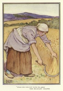 The Solitary Reaper (farve litho)