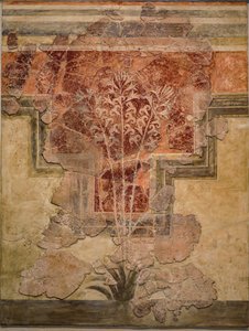 Minoisk komposition. Panel af "Liliy Frescoes" af Minoan