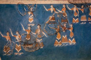 Sacred Grove og Dance Fresco af Minoan