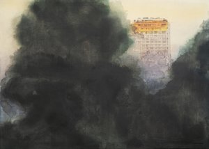 Golden Building Mist af Mirjam Schrei