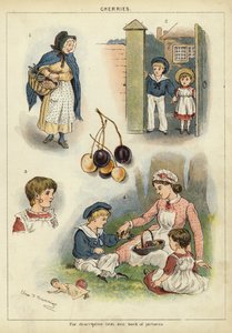 Kirsebær (chromolitho) af Miss Eliza F. Manning