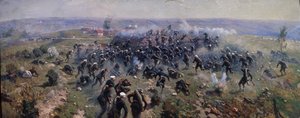 Slaget ved Gorni Dubnik den 24. oktober 1877, 1914 af Mitrofan Borisovich Grekov