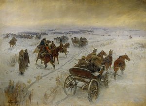 Slaget ved Yegorlykskaya, 1928-1929 af Mitrofan Borisovich Grekov