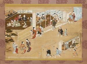 Yoshiwara fornøjelseskvarter, c1670-c1685