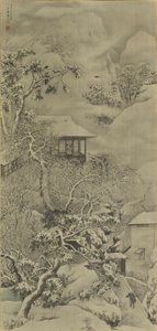Snelandskab af Mochizuki Gyokusen