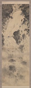 Vandfald af Mochizuki Gyokusen