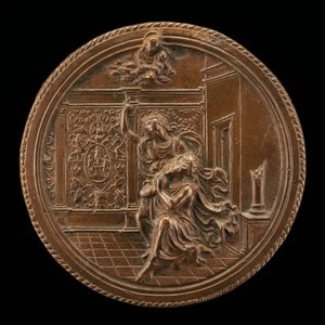Augustus og den tiburtinske sibyll, slutningen af det 15. - begyndelsen af det 16. århundrede. af Moderno