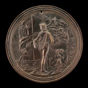 Orpheus Descending into Hades, slutningen af det 15. - begyndelsen af det 16. århundrede. af Moderno