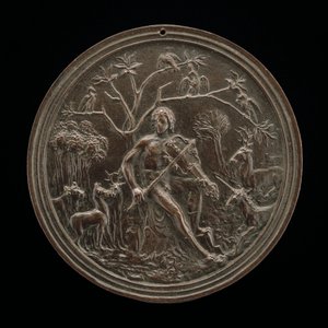 Orpheus Playing to the Animals, slutningen af det 15. - begyndelsen af det 16. århundrede. af Moderno