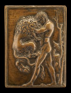 Stående Hercules med Nemean Lion, ca. 14881489. af Moderno