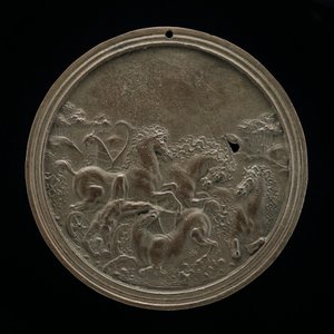 Hippolytus død, eller Phaetons fald, slutningen af det 15. - begyndelsen af det 16. århundrede. af Moderno