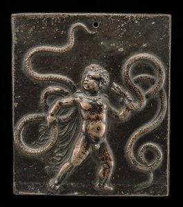 Spædbarnet Hercules kvæler slangerne, slutningen af det 15. - begyndelsen af det 16. århundrede.