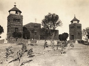 Building an Empire i den fascistiske tidsalder: Abyssinian Church, 09/05/1936 (s/h foto) af Modestino Baldinetti